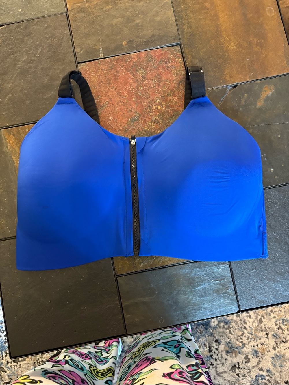torrid Electric Blue Front-Zip Support Bra
